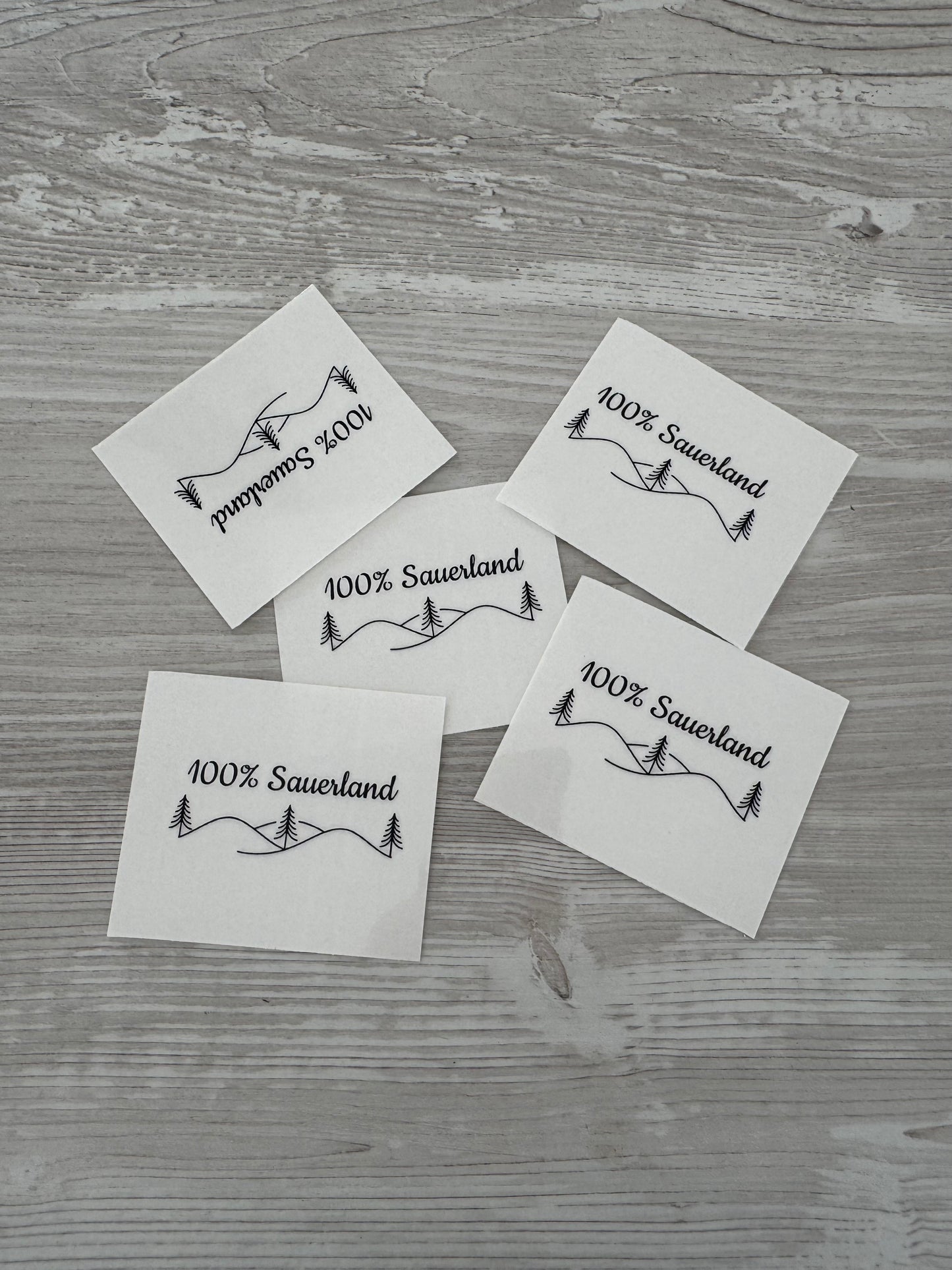“100% Sauerland” Abziehtattoos (5 Stück)